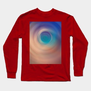 abstract colorful radial gradient color Long Sleeve T-Shirt